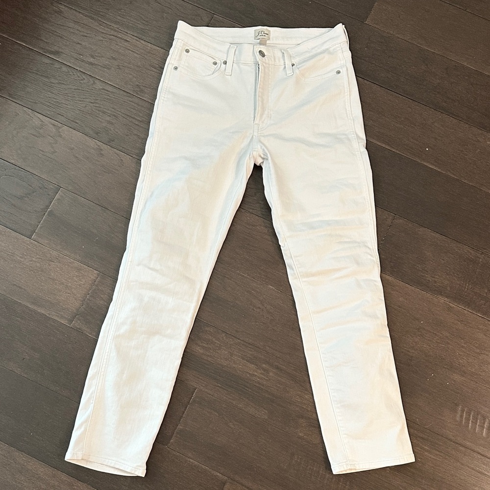 J. Crew White Denim Pants
